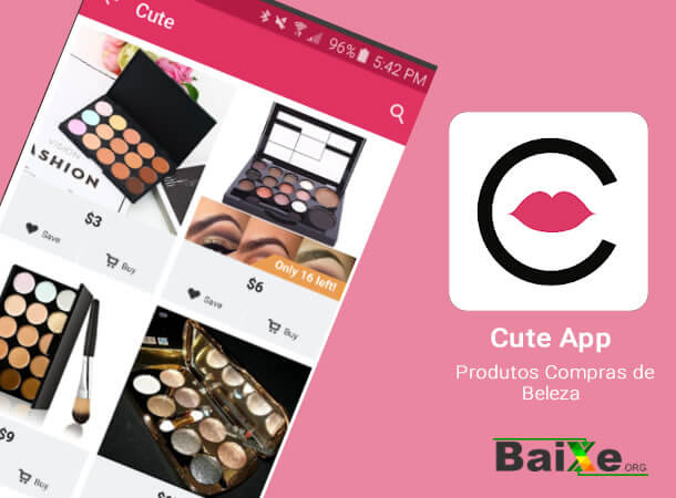 Cute App - Produtos Compras de Beleza